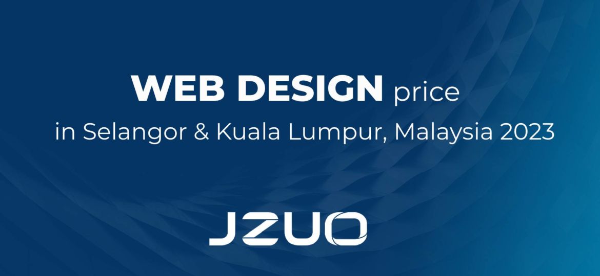 web design price 2023 jzuo